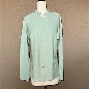 Eileen Fisher Light Button-Up Cardigan